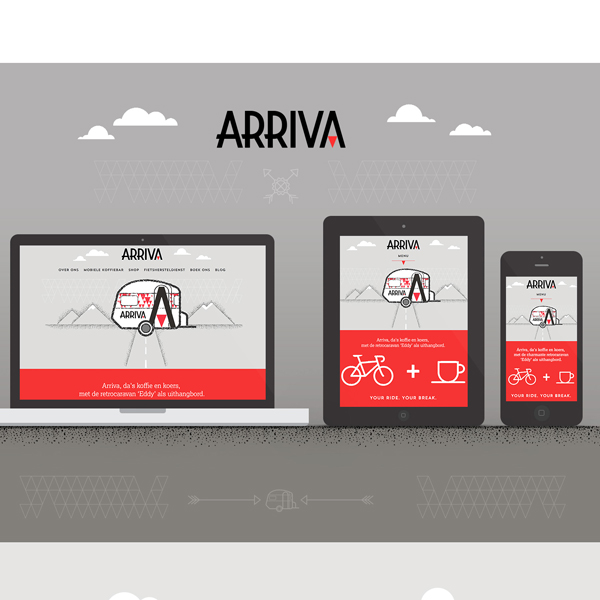 arriva website screenshot